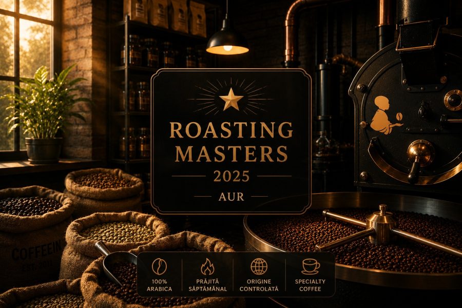 Prăjitoria COFFEEIN — premiu Roasting Masters 2025, Aur